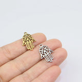 10pcs Stainless Steel Hand Jewelry Charms Pendant DIY Handcraft
