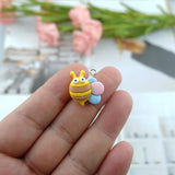 Cartoon Bee Snail Ladybug Charms for Jewelry Making