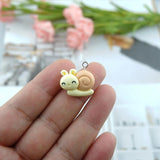Cartoon Bee Snail Ladybug Charms for Jewelry Making
