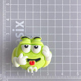 10Pcs M Chocolate Candy Resin Charms Pendants Jewelry Making DIY Earring Necklac