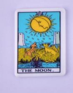 10pcs Tarot Card Charms for DIY Jewelry Making Craft 34*25mm