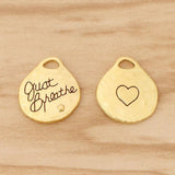 8 Large Hollow Charms Pendants for DIY Earrings 44x32mm