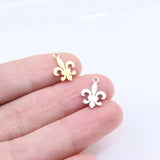 10pcs Stainless Steel Charm Pendant Mirror Polished Unfading Colorless