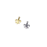 10pcs Stainless Steel Charm Pendant Mirror Polished Unfading Colorless