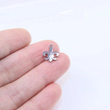 10pcs Stainless Steel Charm Pendant Mirror Polished Unfading Colorless