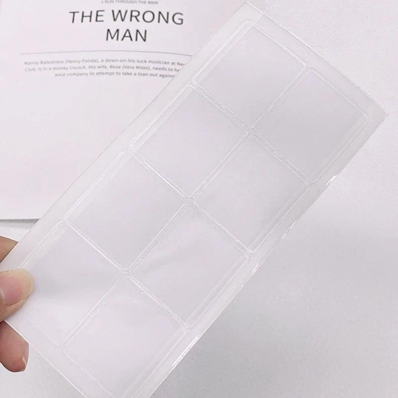 100pcs Chain Necklace Packaging Self-Adhesive Plastic Pouches 4.2*3.7cm