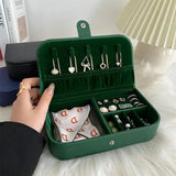 Portable Jewelry Box Organizer Travel Jewelry Case Storage
