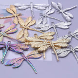 6pcs Animal Flying Dragonfly Pendant DIY Jewelry Making Charms Accessories