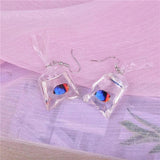 10pcs Coral Fish Bag Resin Charms for Jewelry Making