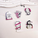 10pcs/pack All Saints' Day Acrylic Charms DIY Jewelry Making