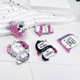 10pcs/pack All Saints' Day Acrylic Charms DIY Jewelry Making