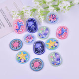 12pcs Ocean Whale Coral Acrylic Charms for Jewelry Making
