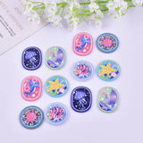 12pcs Ocean Whale Coral Acrylic Charms for Jewelry Making