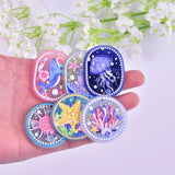 12pcs Ocean Whale Coral Acrylic Charms for Jewelry Making
