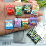 Potato Chips Charms for Jewelry Making Bulk