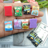 Potato Chips Charms for Jewelry Making Bulk