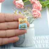 Potato Chips Charms for Jewelry Making Bulk