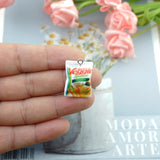 Potato Chips Charms for Jewelry Making Bulk