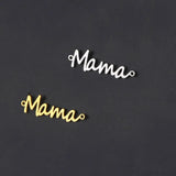 5pcs Mama Letter Stainless Steel Charms for Necklace Making Women's Gift DIY