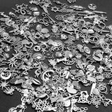 50pcs Mixed Bulk Animals Flower Star Charms for DIY Jewelry Making