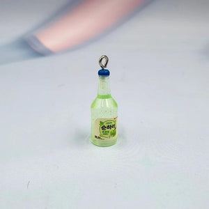 10pcs Fruit Drinking Bottle Charms Resin Pendant For Jewelry Making C939