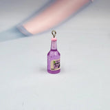 10pcs Fruit Drinking Bottle Charms Resin Pendant For Jewelry Making C939