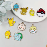 10pcs Cartoon Anime Earring Pendant DIY Keychain Bracelet Alloy Jewelry Charms