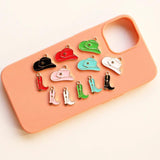 10pcs Cowboy Hat Charms Mini Enamel Boots Pendants DIY Jewelry Making Findings