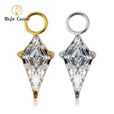 Titanium CZ Charm for Lobe Piercing Hoop Earrings