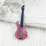 10pcs Guitar Wooden Charms for DIY Jewelry Making Earrings Pendants