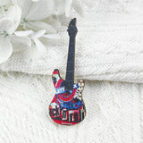 10pcs Guitar Wooden Charms for DIY Jewelry Making Earrings Pendants