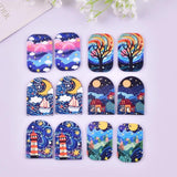 12pcs Good Views Scenery Acrylic Charms for DIY Jewelry Making