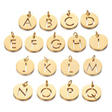 5Pcs/Lot 26 Alphabet Charms Stainless Steel Initial Letters A-Z Charm 12mm