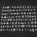 100Pcs 100 Style Mix Charms Pendants DIY Jewelry Making Necklace Accessaries