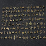 100Pcs 100 Style Mix Charms Pendants DIY Jewelry Making Necklace Accessaries