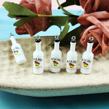 10Pcs Resin 3D Coconut Tree Charms for DIY Jewelry Making