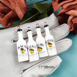 10Pcs Resin 3D Coconut Tree Charms for DIY Jewelry Making