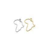 10pcs 20mm Africa Stainless Steel Jewelry Charms Pendant DIY Handcraft