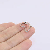 10pcs 20mm Africa Stainless Steel Jewelry Charms Pendant DIY Handcraft
