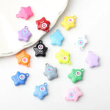 10pcs Alloy Cartoon Stars Shape Charms Pendant Earring Necklace Bracelet DIY