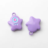 10pcs Alloy Cartoon Stars Shape Charms Pendant Earring Necklace Bracelet DIY