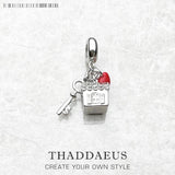 Love House Charm Romantic 925 Sterling Silver Sweet Pendant