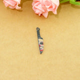 8pcs Ghost Charms Acrylic Halloween Pendant Bulk
