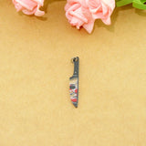 8pcs Ghost Charms Acrylic Halloween Pendant Bulk