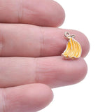 20pcs Red Strawberry Cherry Enamel Charm for Jewelry Making