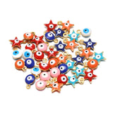 20Pcs Stainless Steel Evil Eye Charms for DIY Jewelry Making