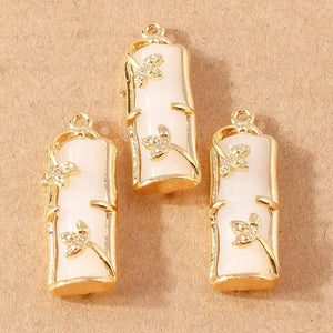 10pcs Gemstone Jade Animal Charms for DIY Jewelry Making