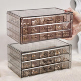 3-Layer Jewelry Storage Box with 72 Compartments