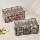 3-Layer Jewelry Storage Box with 72 Compartments