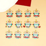 10pcs Chinese Enamel Dragon Lion Dance Charms for Jewelry Making